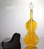 Creative Violin-Style Handmade Glass Liquor/Wine Bottle Decanter (Transparent)