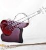 Creative Violin-Style Handmade Glass Liquor/Wine Bottle Decanter (Transparent)