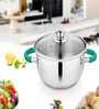 Cree Stainless Steel  Induction Friendly 2.3 Ltr Casserole With Glass Lid