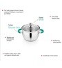 Cree Stainless Steel  Induction Friendly 2.3 Ltr Casserole With Glass Lid