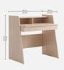 Crescendo Study Table In Light Oak Finish Crescendo Study Table In Light Oak Finish