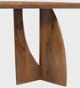 Crescent 4-Seater Dining Table Set In Mango Wood Finish
