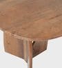 Crescent 4-Seater Dining Table Set In Mango Wood Finish