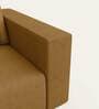 Cresco Fabric 1 Seater Sofa In Camel Brown Colour