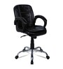Crestino  Ergonomic  Adjustable  Chair In Black Colour