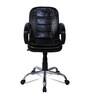 Crestino  Ergonomic  Adjustable  Chair In Black Colour