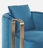 Crestmont Velvet Lounge Chair in Teal Blue Color