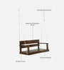 Creuzberg Sheesham Wood Swing In In Provincial Teak Finish