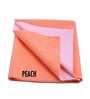 Orange Colour Crib Sheet Large Waterproof Reusable Instadry Extra Absorbent Baby Dry Sheet 140X100 Cms ( Peach)
