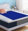 Blue Colour Crib Sheet Large Waterproof Reusable Instadry Extra Absorbent Baby Dry Sheet 140X100 Cms ( Royal Blue)
