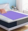 Purple Colour Crib Sheet Large Waterproof Reusable Instadry Extra Absorbent Baby Dry Sheet 140X100 Cms ( Violet)