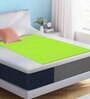 Green Colour Crib Sheet Medium Waterproof Reusable Instadry Extra Absorbent Baby Dry Sheet 100X70 Cms ( Pista Green)