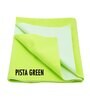 Green Colour Crib Sheet Medium Waterproof Reusable Instadry Extra Absorbent Baby Dry Sheet 100X70 Cms ( Pista Green)