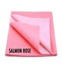 Pink Colour Crib Sheet Medium Waterproof Reusable Instadry Extra Absorbent Baby Dry Sheet 100X70 Cms ( Salmon Rose)