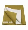 Green Colour Crib Sheet Single Bed Waterproof Reusable Instadry Extra Absorbent Baby Dry Sheet 220X140 Cms ( Golden Green)