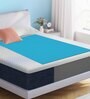 Blue Colour Crib Sheet Single Bed Waterproof Reusable Instadry Extra Absorbent Baby Dry Sheet 220X140 Cms ( Peacock Blue)