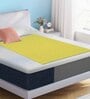 Yellow Colour Crib Sheet Small Waterproof Reusable Instadry Extra Absorbent Baby Dry Sheet 50X70 Cms ( Yellow)