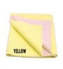 Yellow Colour Crib Sheet Small Waterproof Reusable Instadry Extra Absorbent Baby Dry Sheet 50X70 Cms ( Yellow)
