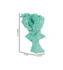 Crimson Couple Green Polyresin Showpiece
