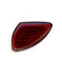 Crimson Triangular  Ceramic Appetizer Platter