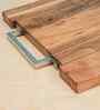 CrispEdge Acacia Wood Chopping Board with Metal Handle