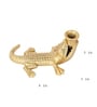 Crocodile Aluminium Candle Stand