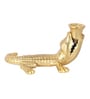 Crocodile Aluminium Candle Stand