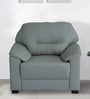 Muebles Casa Croma Leatherette 1 Seater Sofa in Grey Colour