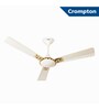 Crompton Aura 2 Designer 2D Antidust Brocade 1200 Mm Ceiling Fan (Pearl White)