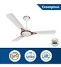 Crompton Avancer Prime 1200mm (48 inch) Decorative Ceiling Fan with Anti Dust Technology (Conch Cream)