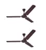 Crompton Briz Air 1200 Mm Ceiling Fan (Brown) Set of 2 Pcs