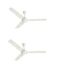 Crompton Briz Air 1200 Mm Ceiling Fan (Opal White) Set of 2 Pcs