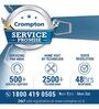 Crompton High Flo Neo 400 MM Wall Mount Fan (Blue)