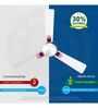 Crompton Markle Prime High Speed 1200 mm Anti-Dust Ceiling Fan with Energy Efficient 55W Motor (Pearl White)