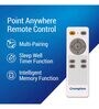 Crompton Silent Pro Enso 1225 mm (48 inch) Activ BLDC Remote controlled Ceiling Fan (All White)