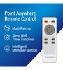 Crompton Silent Pro Enso 1225 mm (48 inch) ActivBLDC Remote Controlled Ceiling Fan (Chestnut Wood, Brown)