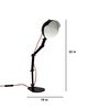 Uniquely Black Metal LED Lamps