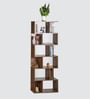 Teshio Bookshelf In Columbian Walnut Finish