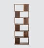 Teshio Bookshelf In Columbian Walnut Finish