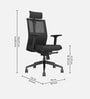 Cross Ergonomic Chair In Black Ink Colour