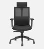 Cross Ergonomic Chair In Black Ink Colour