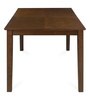 Crown Solid Wood 6 Seater Dining Set in Brown Finish