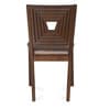 Crown Solid Wood 6 Seater Dining Set in Brown Finish