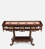 Crown Solid Wood Console Table in Walnut Colour