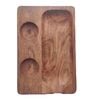 Cruet Black Metal And Wood Appetizer Platter