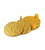 Gold Crumbled Coaster Set Of 4