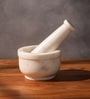 Crushini Marble Mortar & Pestle Set