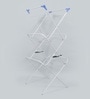 Steel Floor Rested Cloth Drying Stand (Length: 24 Inches)