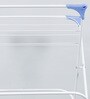 Steel Floor Rested Cloth Drying Stand (Length: 24 Inches)