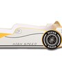 Cruz Racing Car Bed in Yellow Colour